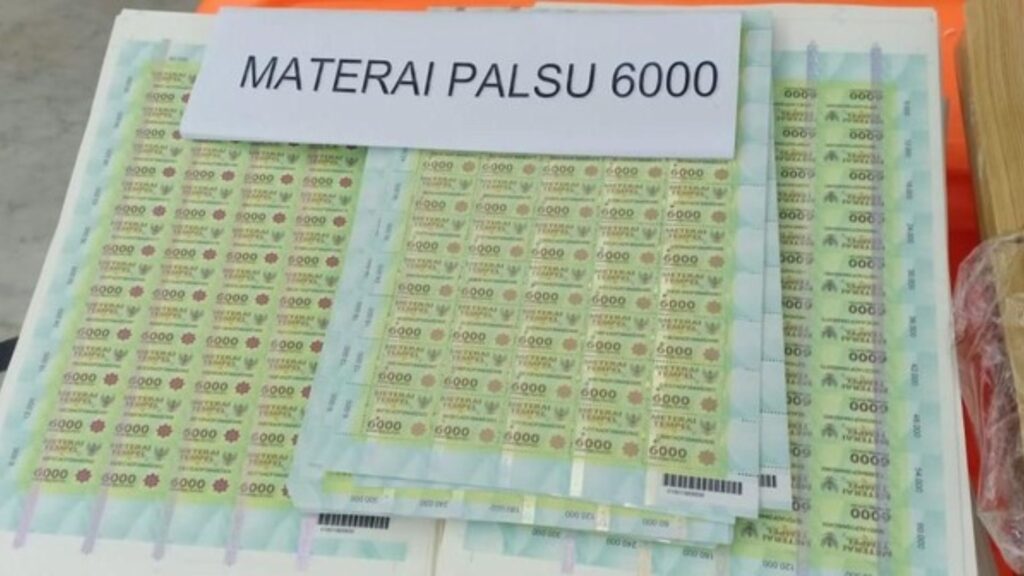 Gegara Memalsukan Meterai Pasutri Berujung Dipenjara