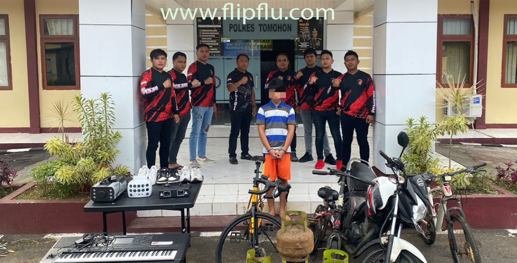 Penangkapan Pencuri di Tomohon
