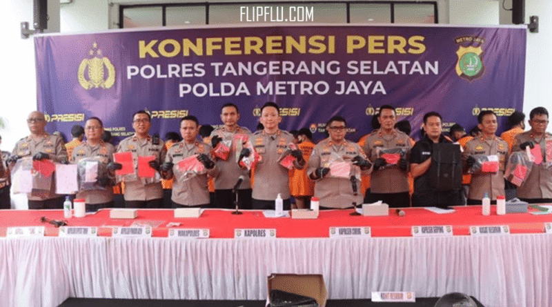 Polres Tangsel Ringkus 23 Bandit Jalana